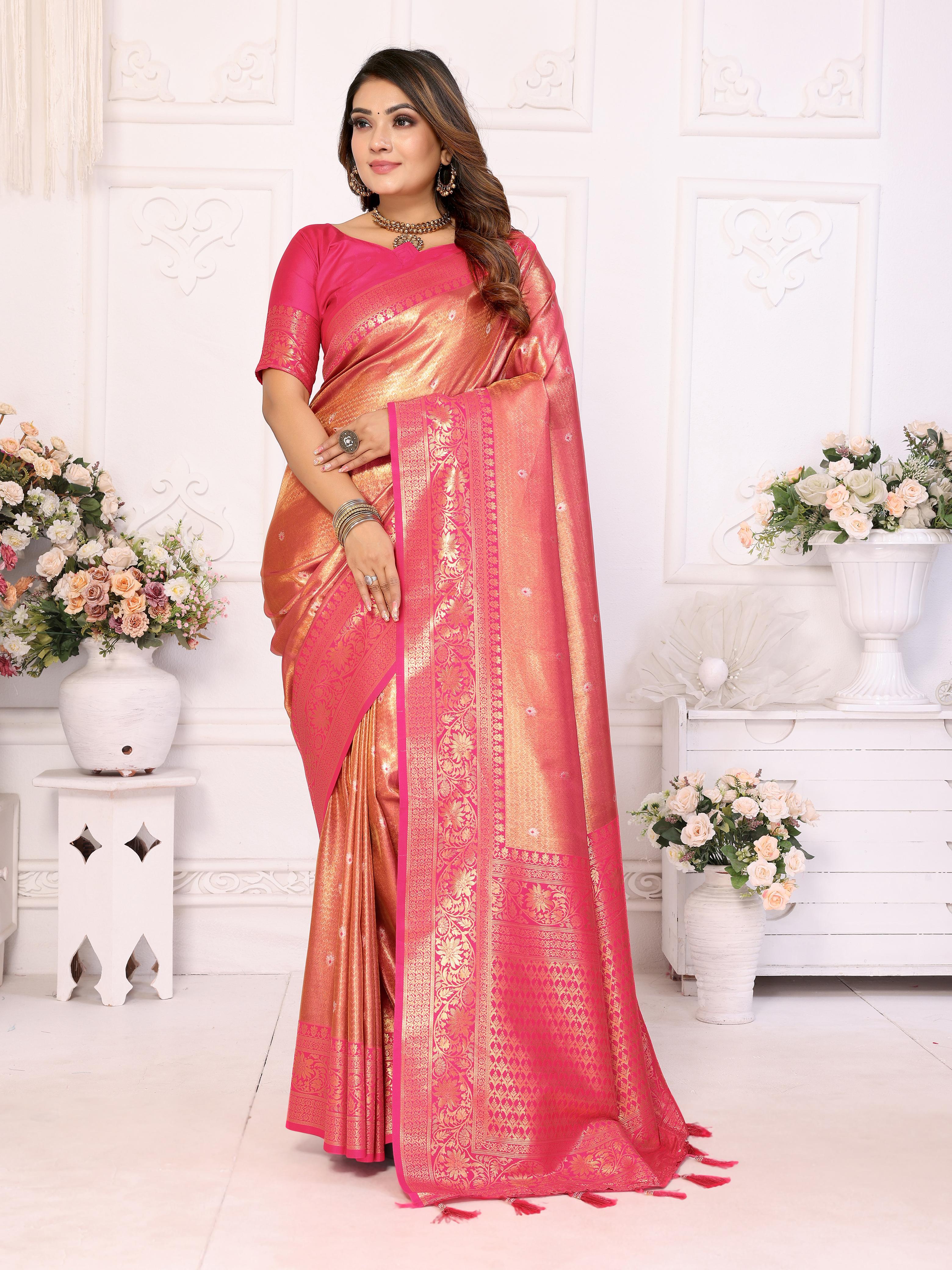 Rich And Heritage Crafted Creative Sarees From Us